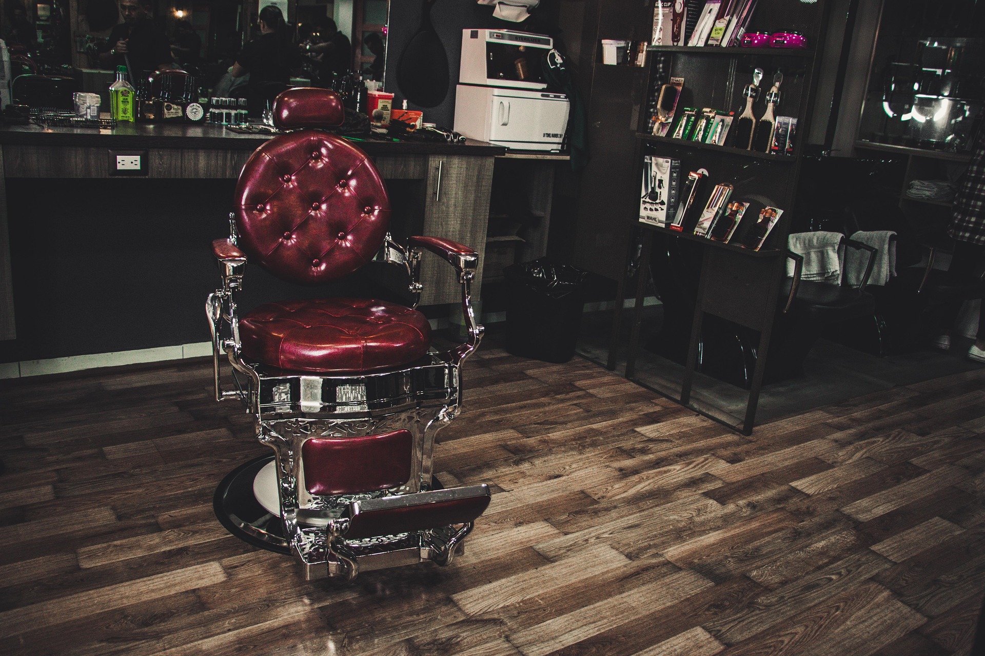 Interior de Black & White Barber Club