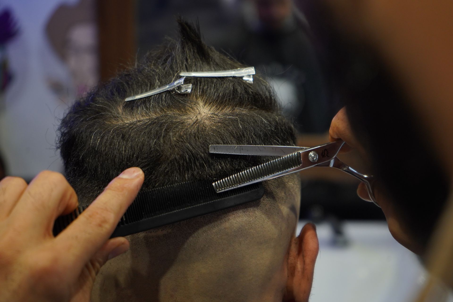 Corte de pelo en Black & White Barber Club